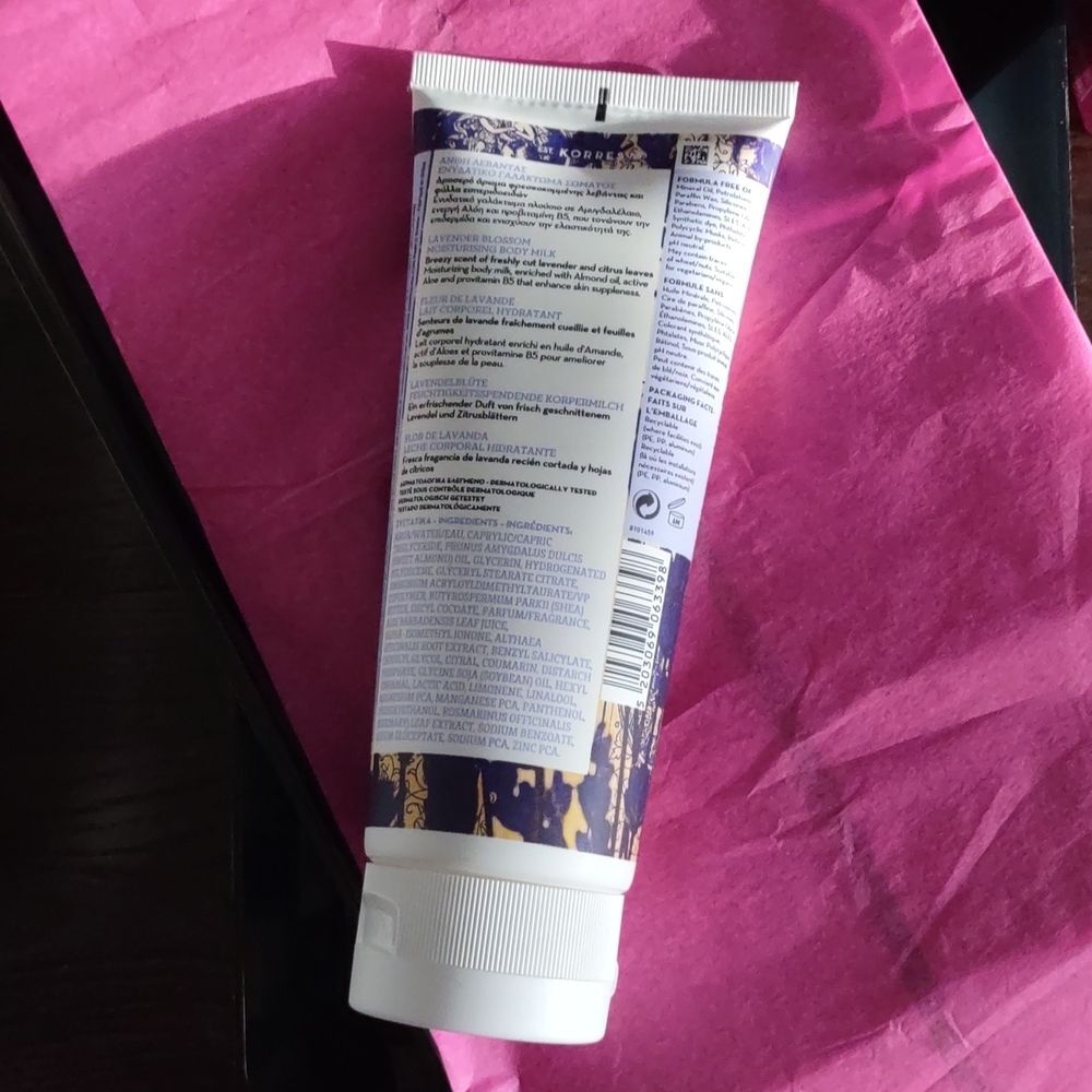 HP Sealed Korres Lavender Blossom Body Milk - Picture 3 of 5